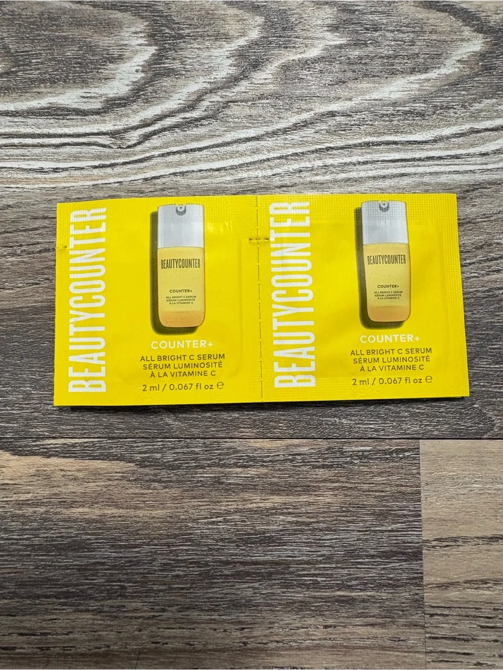 BeautyCounter All Bright C Serum & Countermatch Set Samples NIP